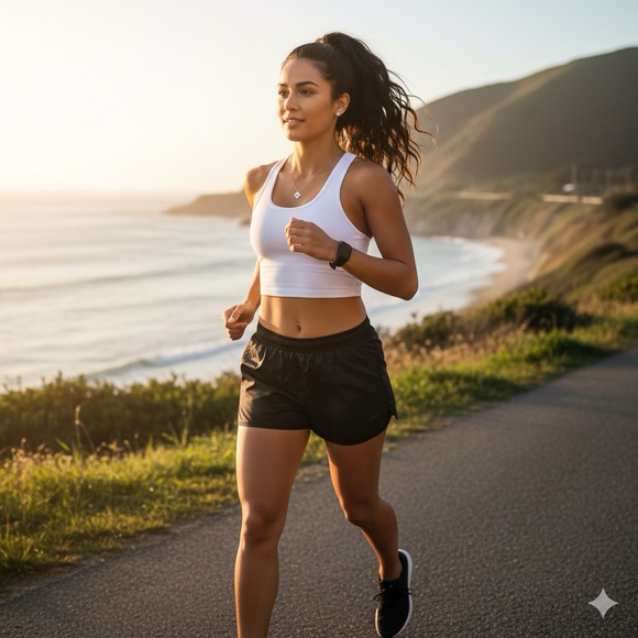 Cheetah Black Nylon Lined Running Athletic Shorts M Drawstring Vintage Activewe - Picture 2 of 8